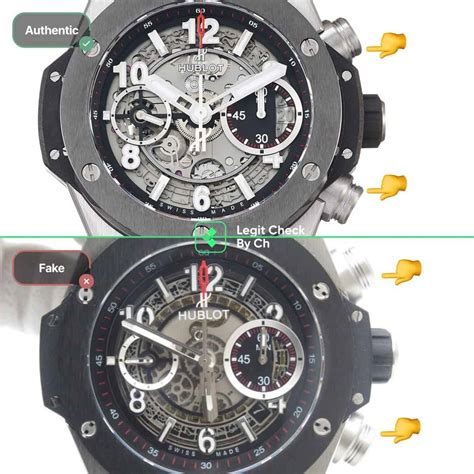 hublot big bang fake vs real|real hublot watches.